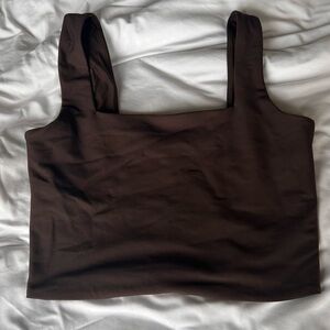 Abercrombie YPB Square neck cropped top